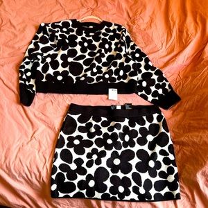 H&M Sweater & Skirt Set - XL - New